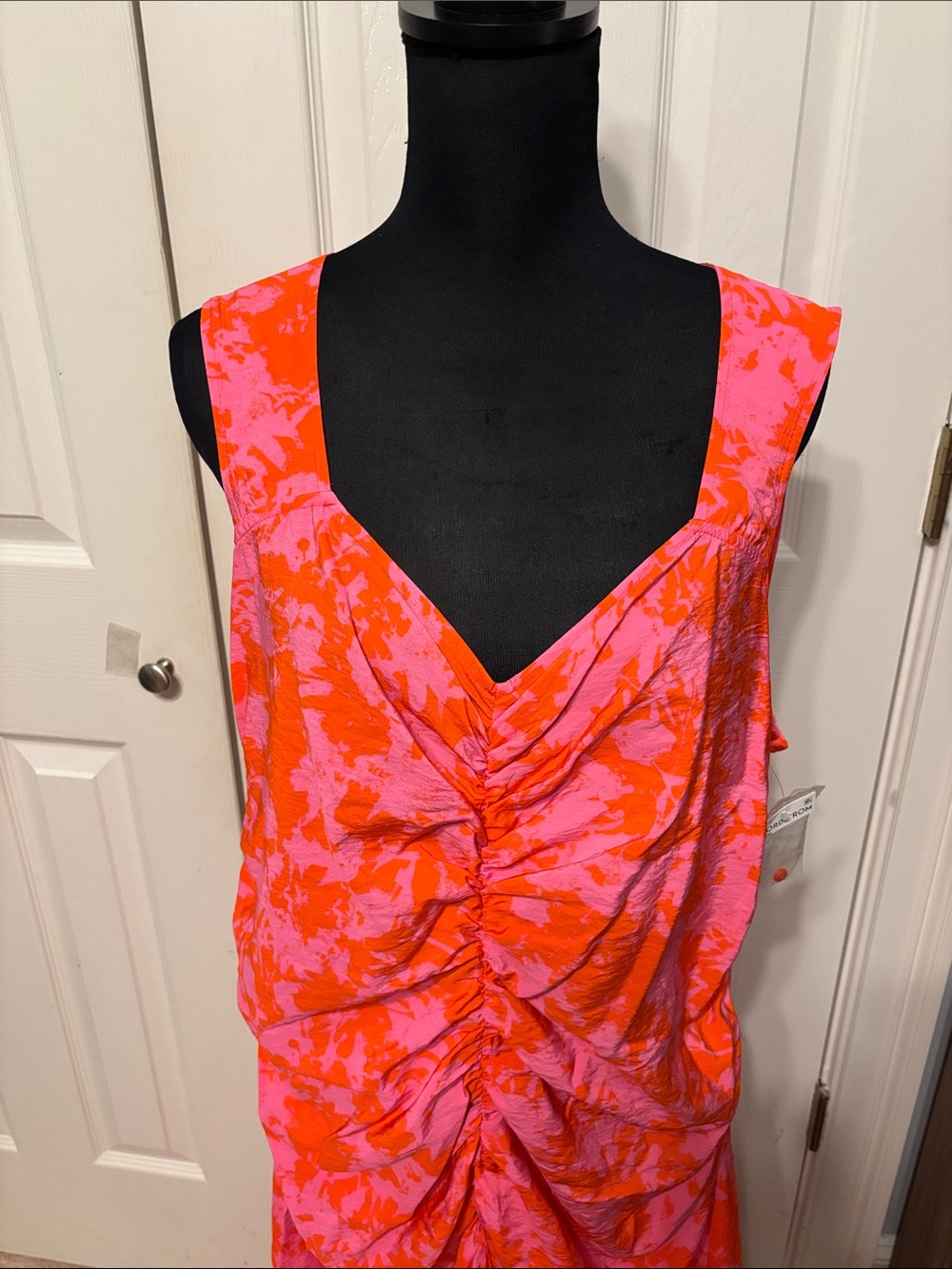 Chelsea28 Ruched High-Low Midi Plus Dress - Picture 3 of 11